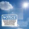 Signmission Solicitation Distribution Of Literature, 7 in W x Rectangle, Vinyl Decal OS-2PACK-NS-D-57-L-18364 - alternate 2
